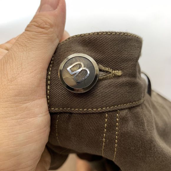 BORELIO Mens Straight Leg Pants Jeans Brown XXL 29” Inseam - Picture 4 of 10